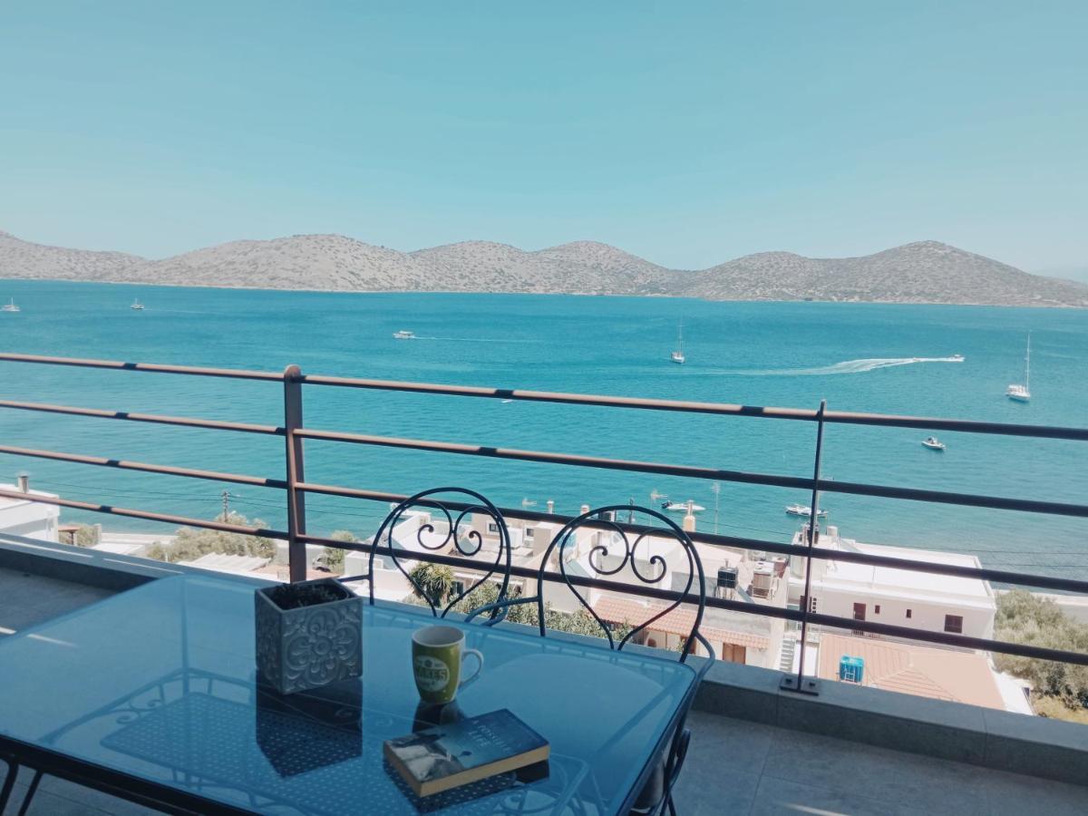 Marilena Panoramic Sea View House Apartman Elúnda Kültér fotó
