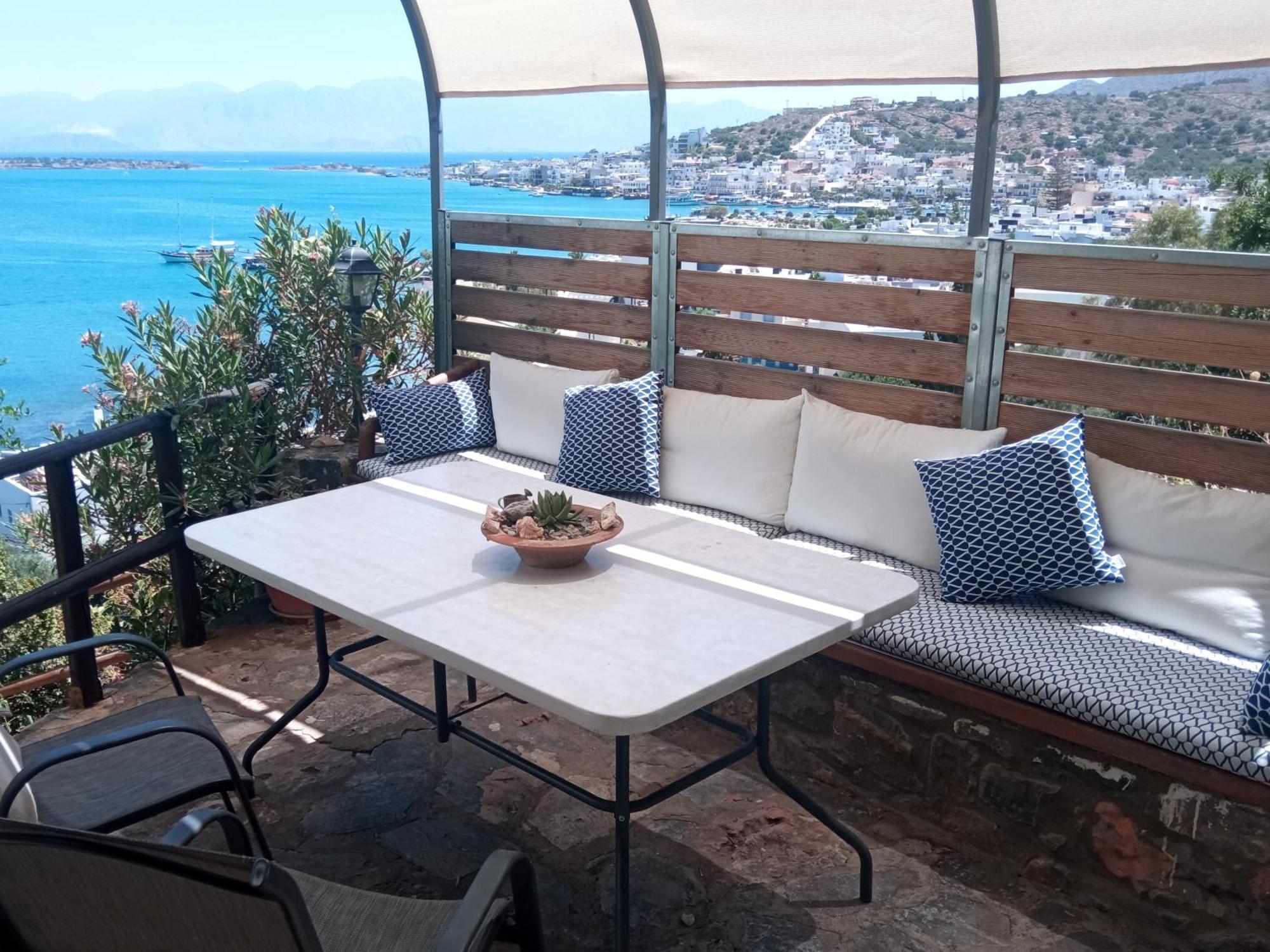Marilena Panoramic Sea View House Apartman Elúnda Kültér fotó